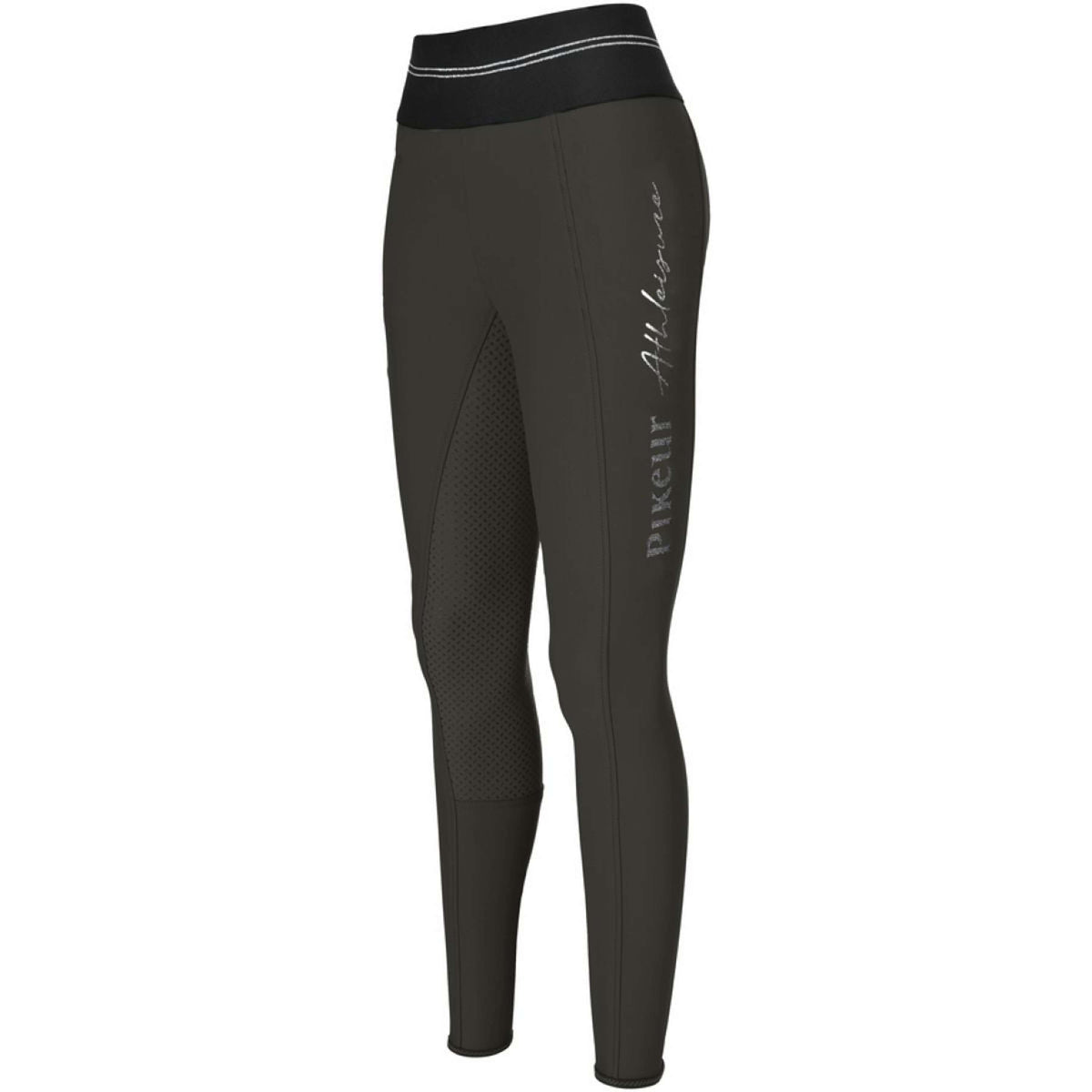 Pikeur Reitleggings Gia Athleisure Full Grip Schwarze Olive