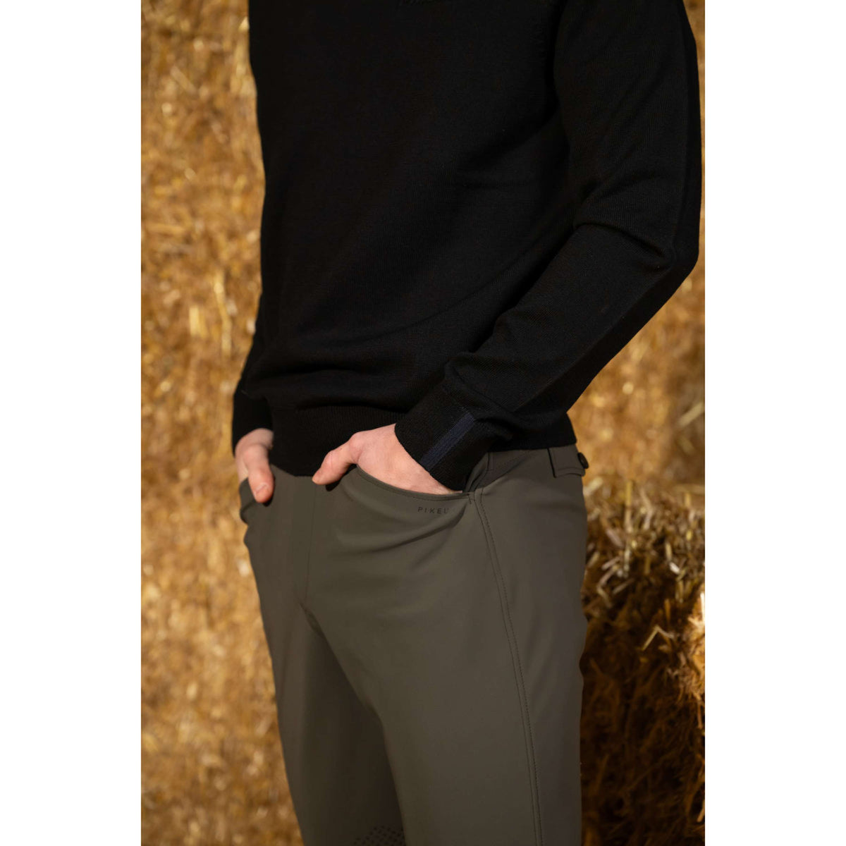 Pikeur Reithose Rodrigo Knie Grip Mens Beige