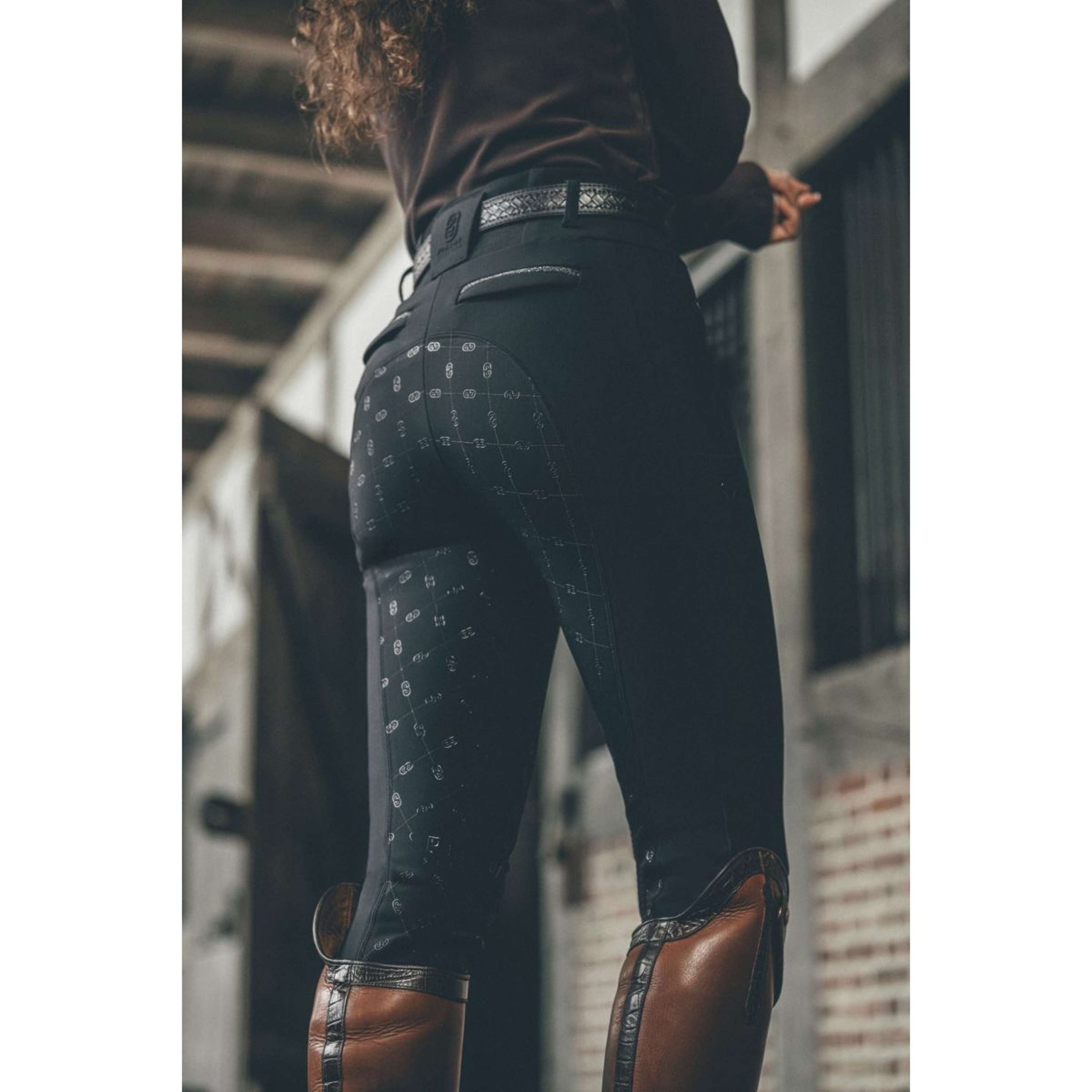 Pikeur Reithose Linnet GripTec SO Highwaist Full Grip Schwarz