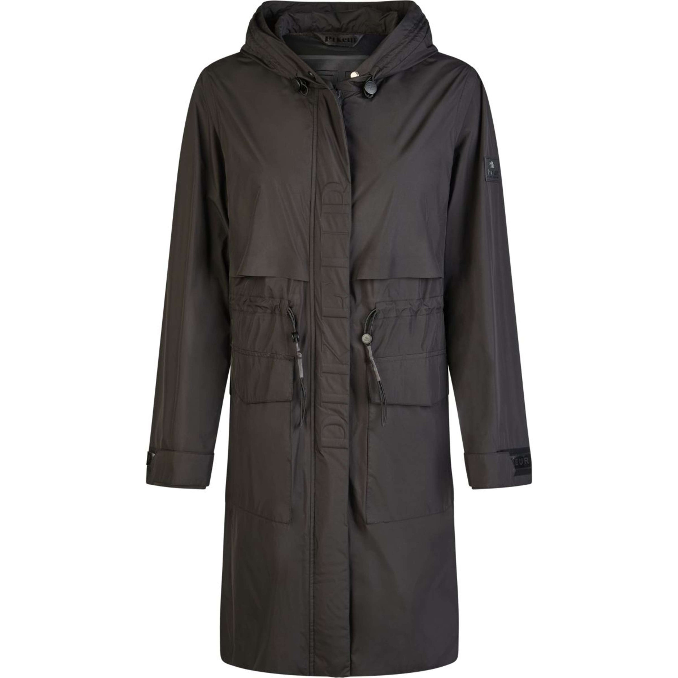 Pikeur Lange Regenjacke SS26 Schwarz