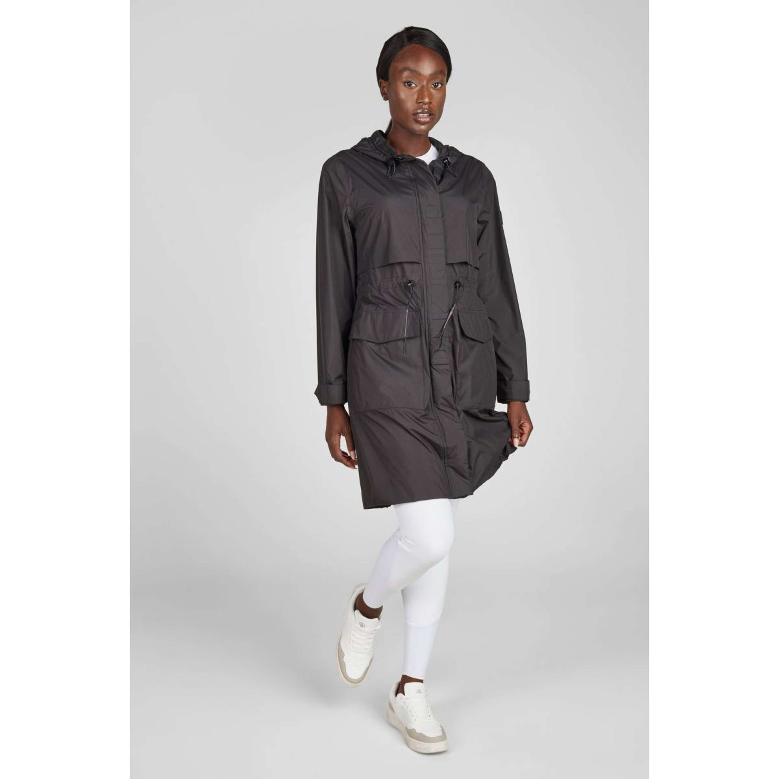 Pikeur Lange Regenjacke SS26 Schwarz