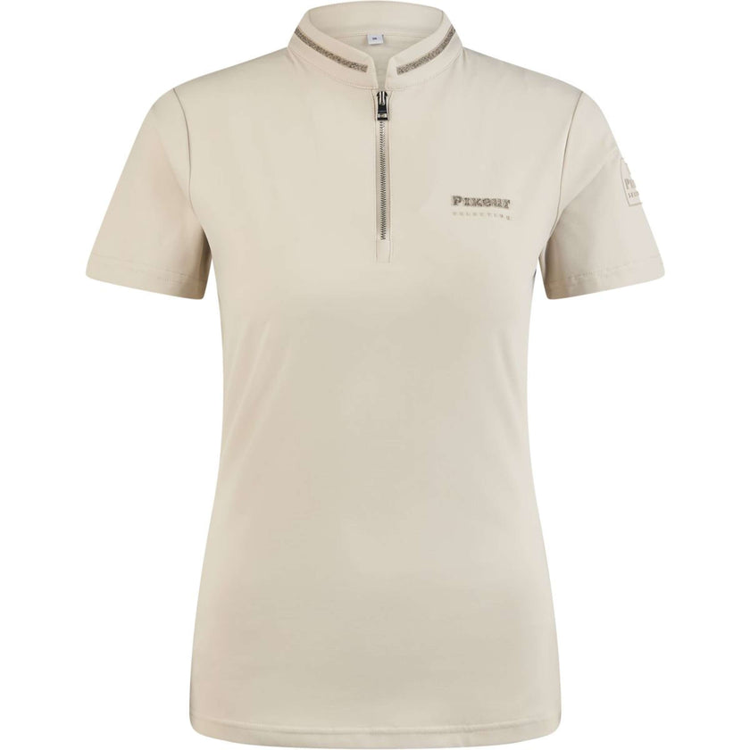 Pikeur T-Shirt Function Zip SS26 Pearl Gray Pikeur T-Shirt Function Zip SS26 Pearl Gray
