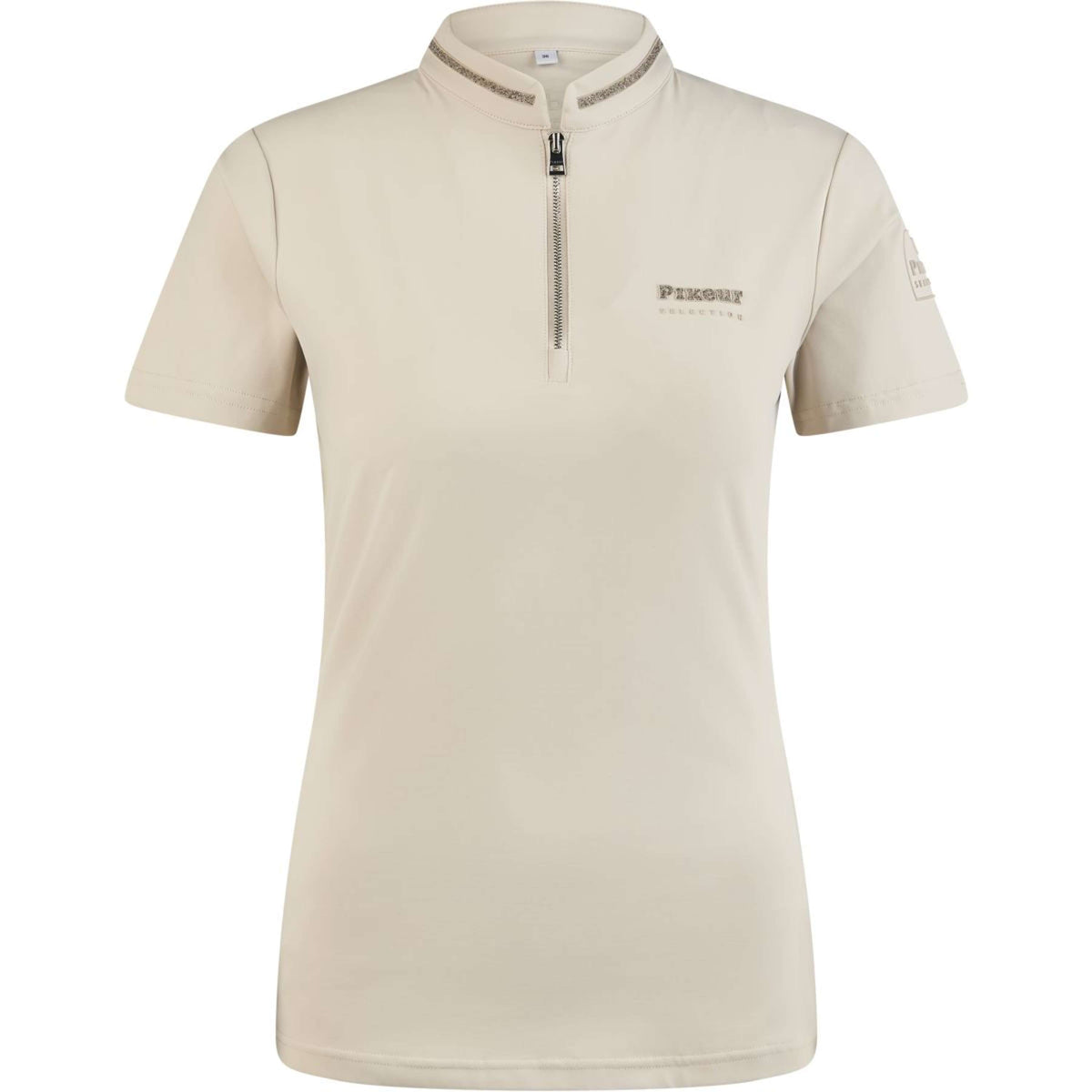 Pikeur T-Shirt Function Zip SS26 Pearl Gray