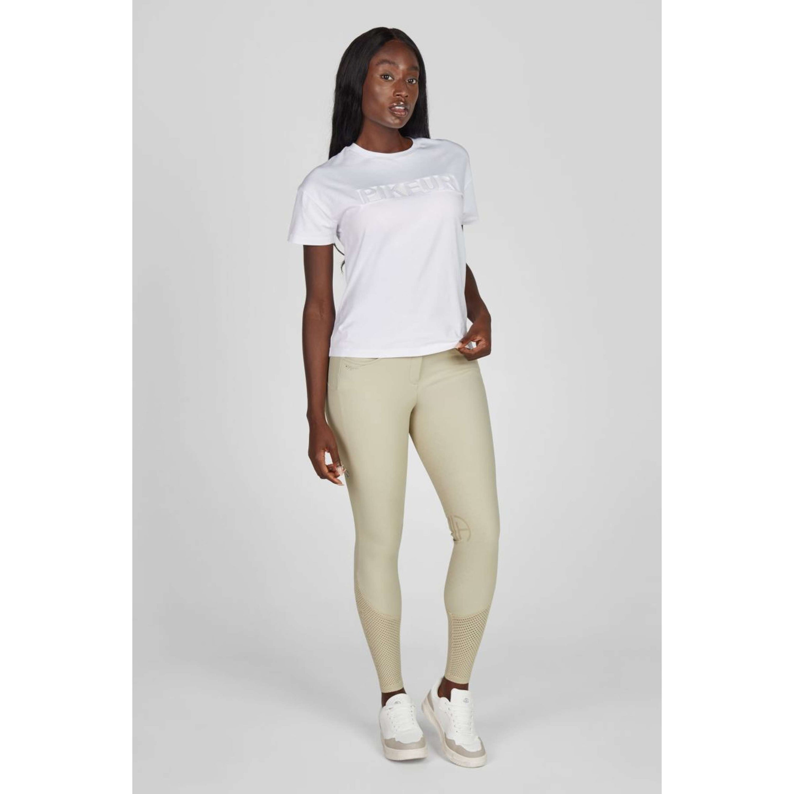 Pikeur T-Shirt Oversized SS26 Weiß Pikeur T-Shirt Oversized SS26 Weiß