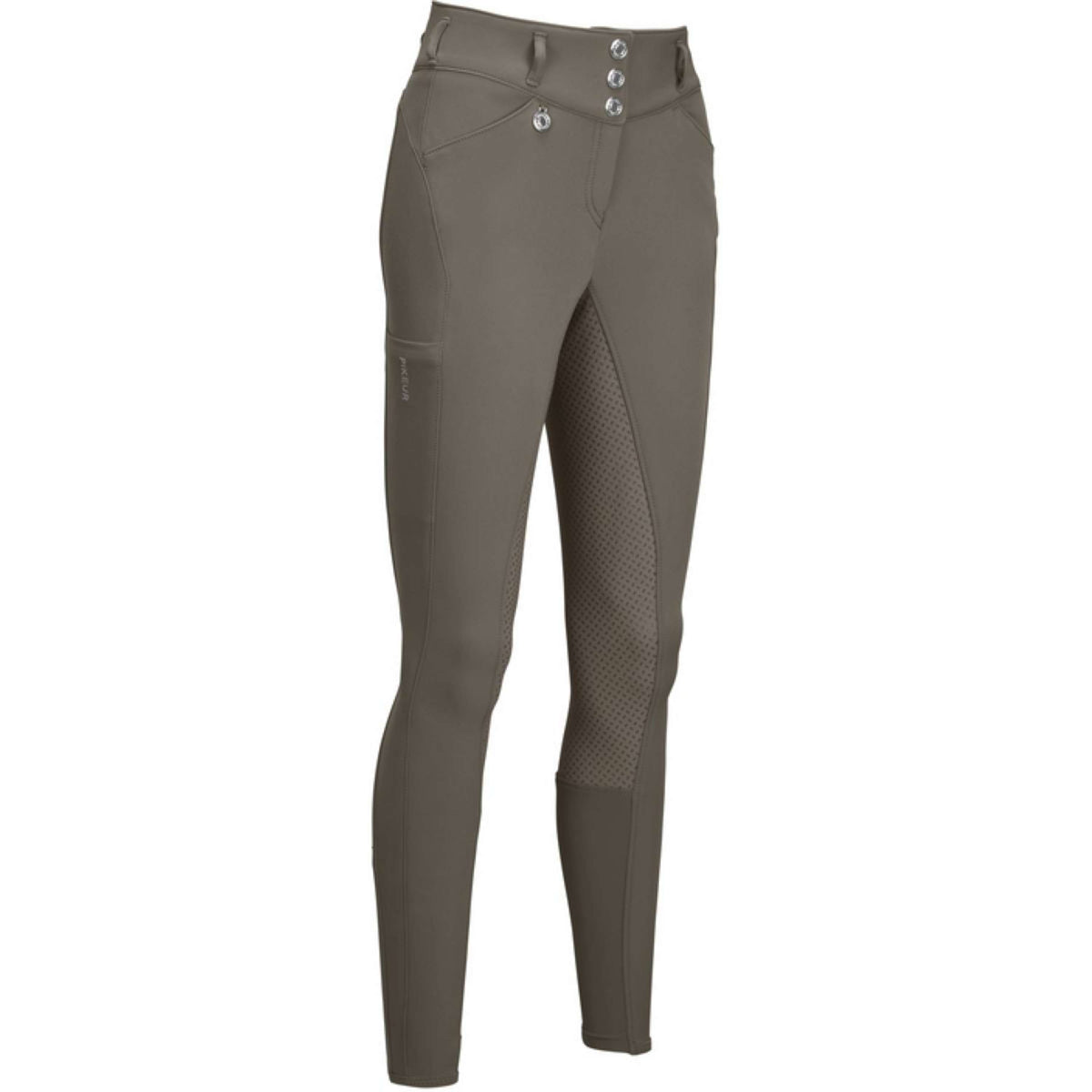 Pikeur Reithose Highwaist Winter Full Grip Damen Walnuss