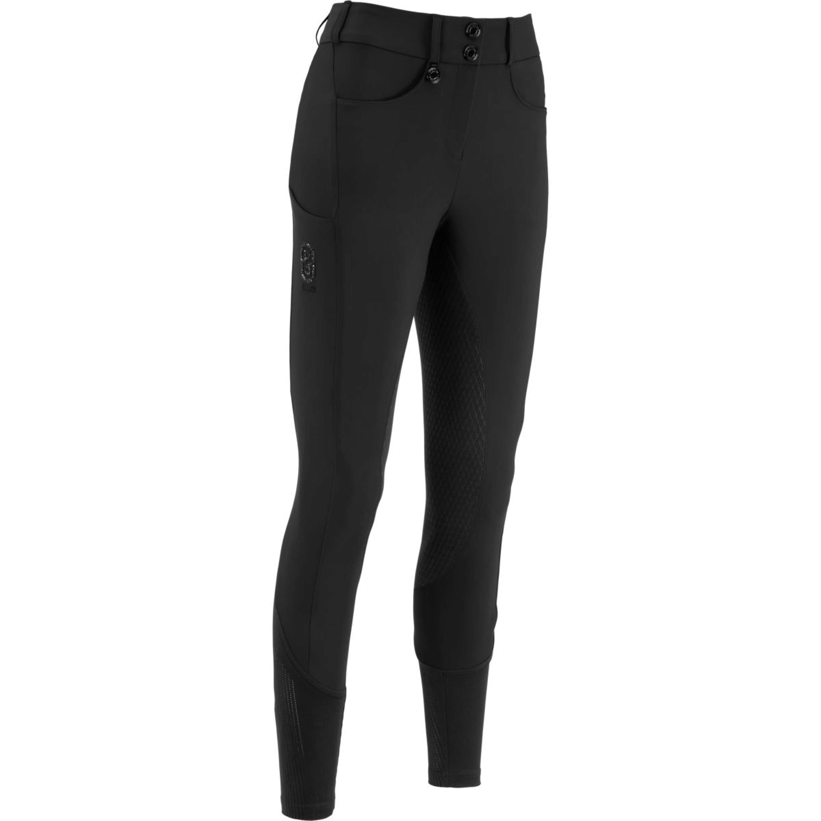 Pikeur Reithose Ceelina GridTexLeather Highwaist Full Grip Schwarz