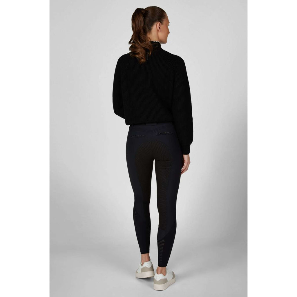 Pikeur Reithose Ceelina GridTexLeather Highwaist Full Grip Schwarz