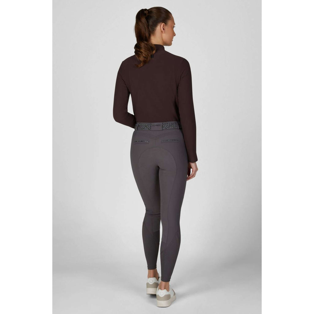 Pikeur Reithose Ceelina GridTexLeather Highwaist Full Grip Basalt Grey