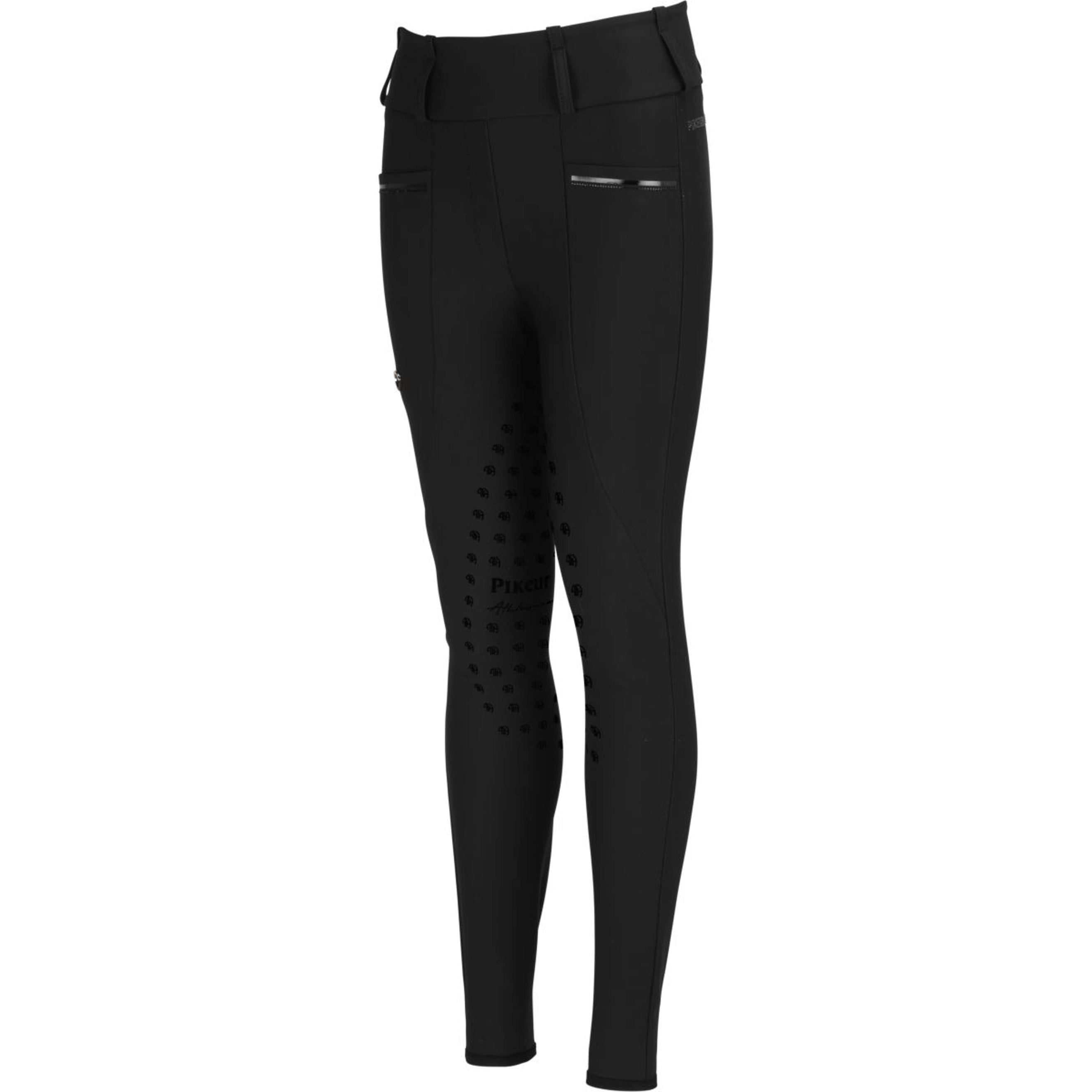 Pikeur Reithose Girl Highwaist Full Grip Schwarz