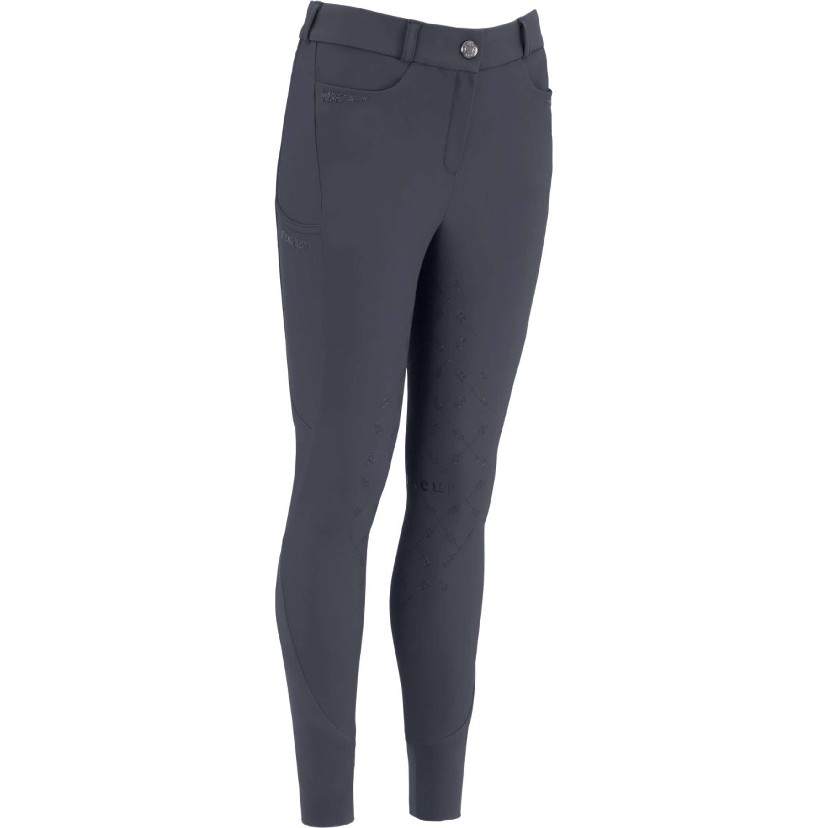 Pikeur Reithose Ceelina GripTec Kids Midwaist Full Grip Graphite Blue
