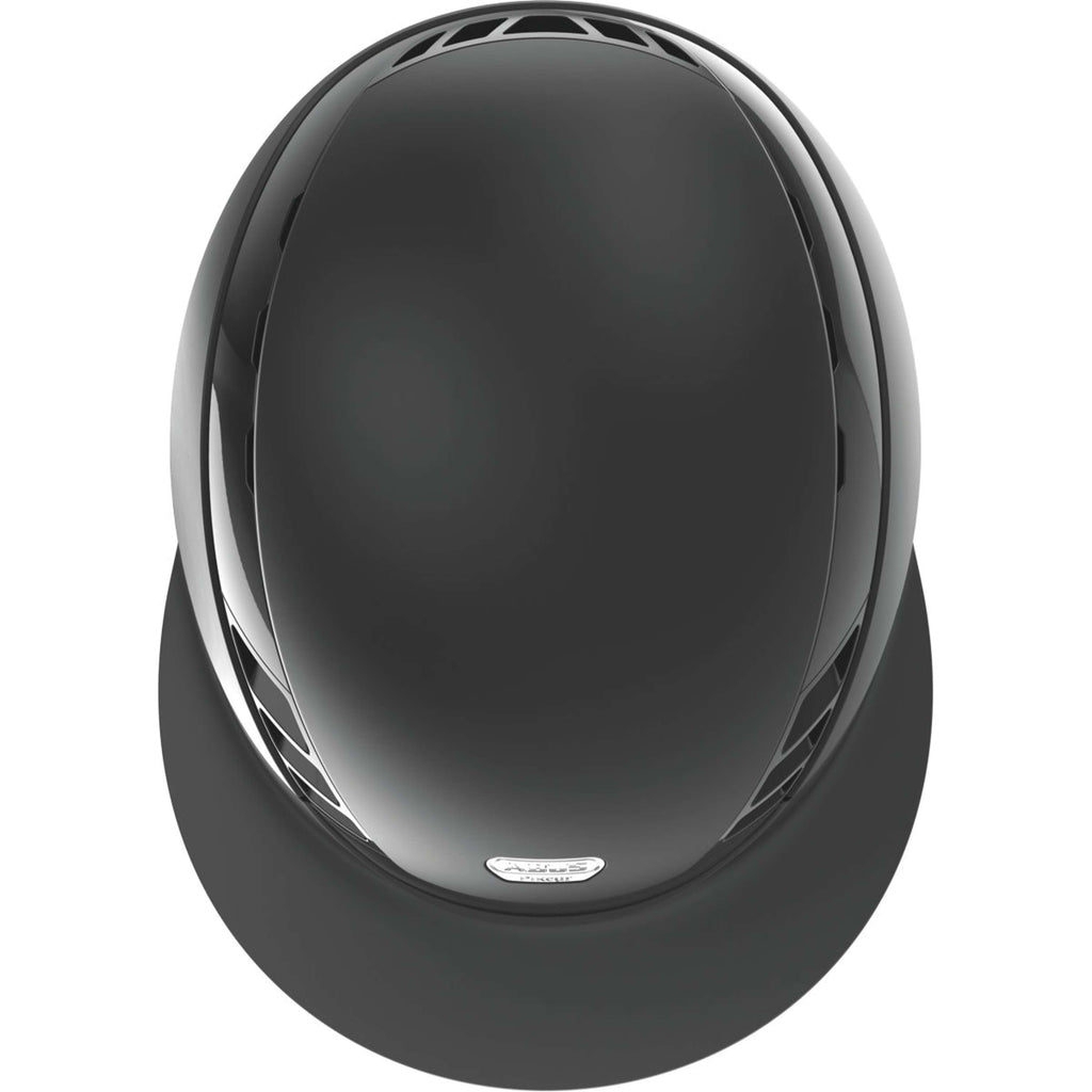 Pikeur Reithelm AirLuxe Pure Langer Schirm Schwarz