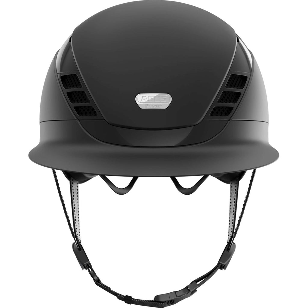 Pikeur Reithelm AirLuxe Pure Langer Schirm Schwarz