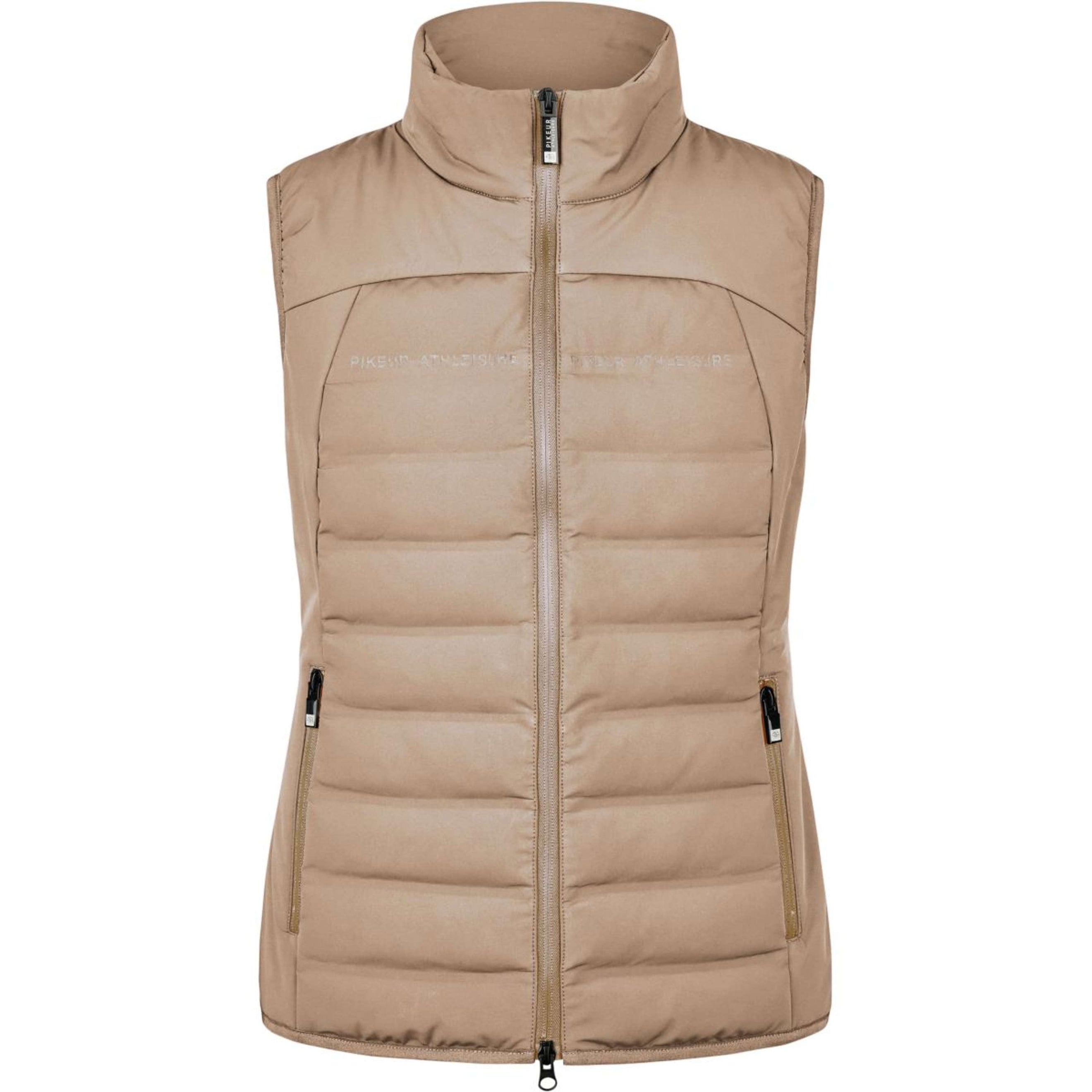 Pikeur Weste Quilted FlexVest Athleisure AW26 Mocha Cream