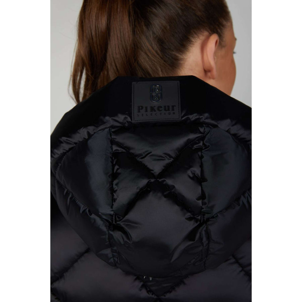 Pikeur Lange Jacke QuiltDiamond Selection AW26 Schwarz