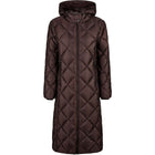 Pikeur Lange Jacke QuiltDiamond Selection AW26 Schokoladen Braun