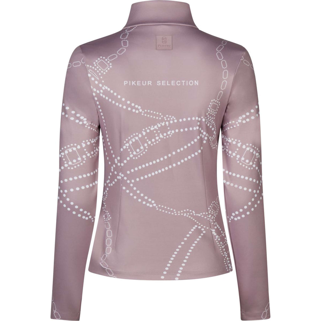 Pikeur Shirt Zip Print Selection AW26 Lange Ärmel Ash Mauve
