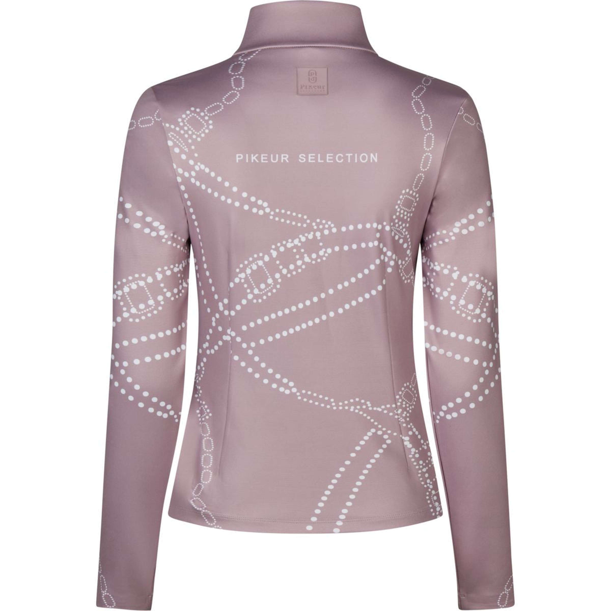 Pikeur Shirt Zip Print Selection AW26 Lange Ärmel Ash Mauve