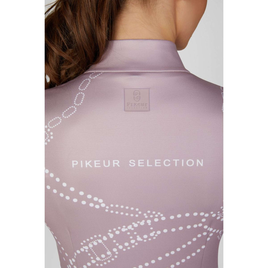 Pikeur Shirt Zip Print Selection AW26 Lange Ärmel Ash Mauve