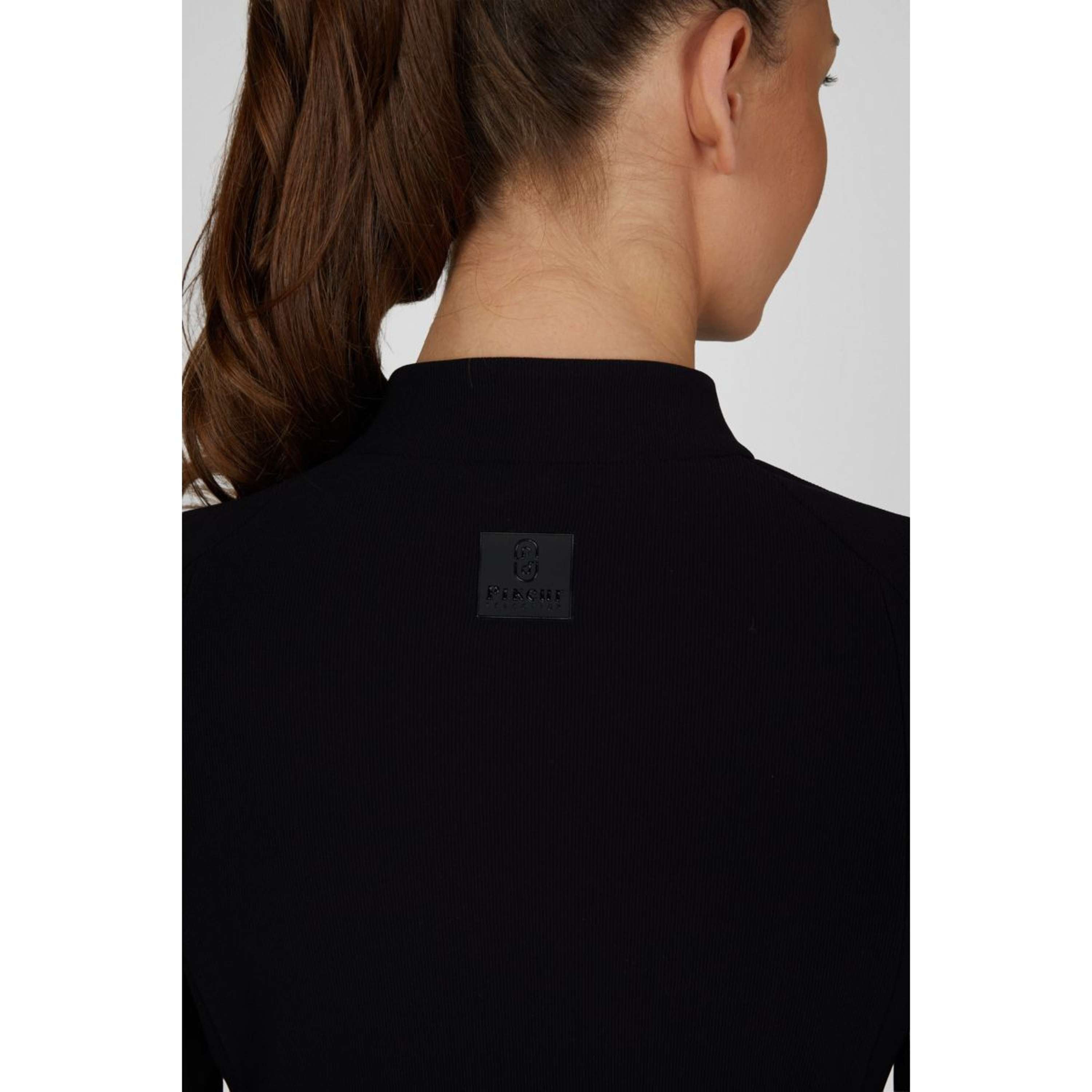 Pikeur Shirt Zip Rip Selection AW26 Lange Ärmel Schwarz