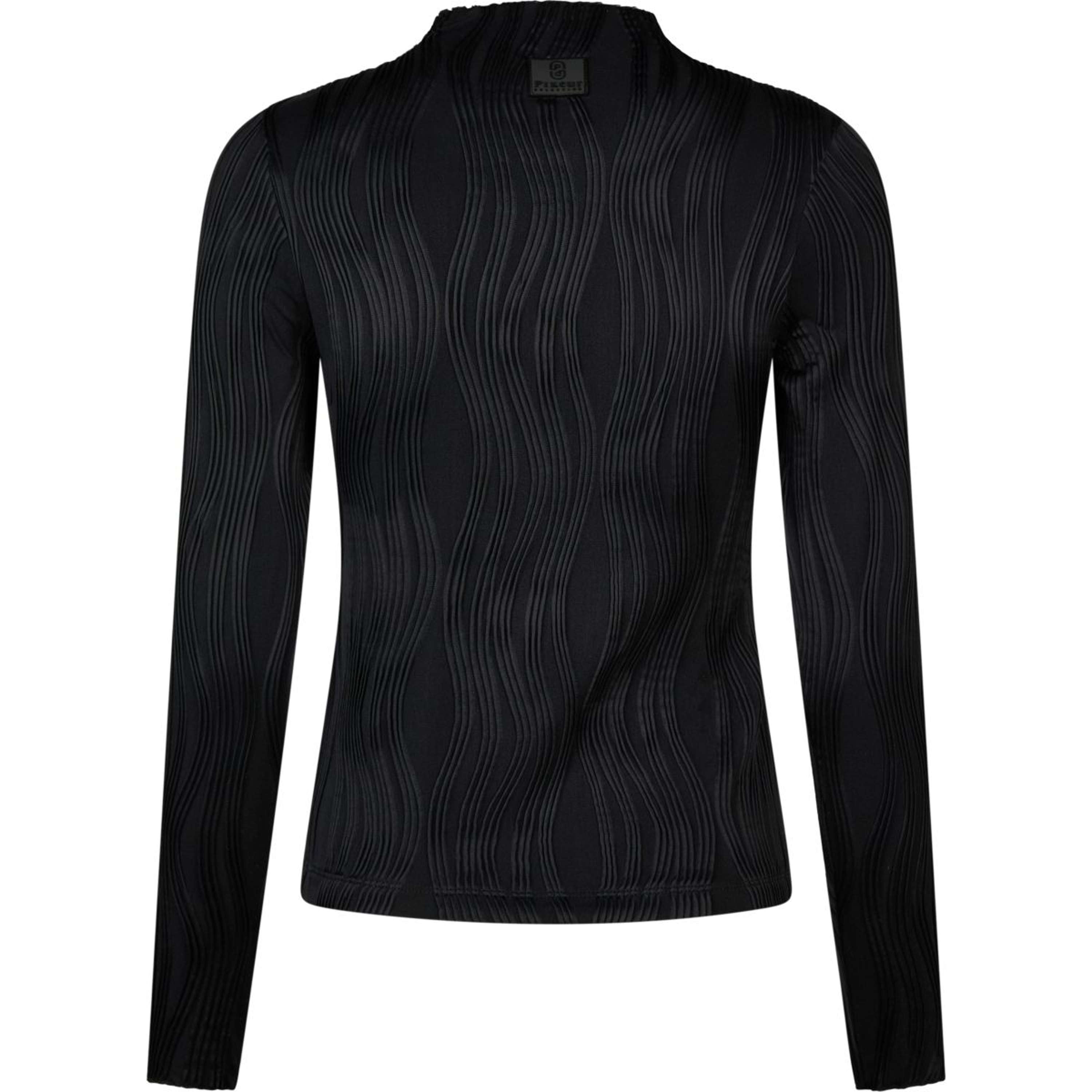 Pikeur Shirt Waveline Selection AW26 Lange Ärmel Schwarz