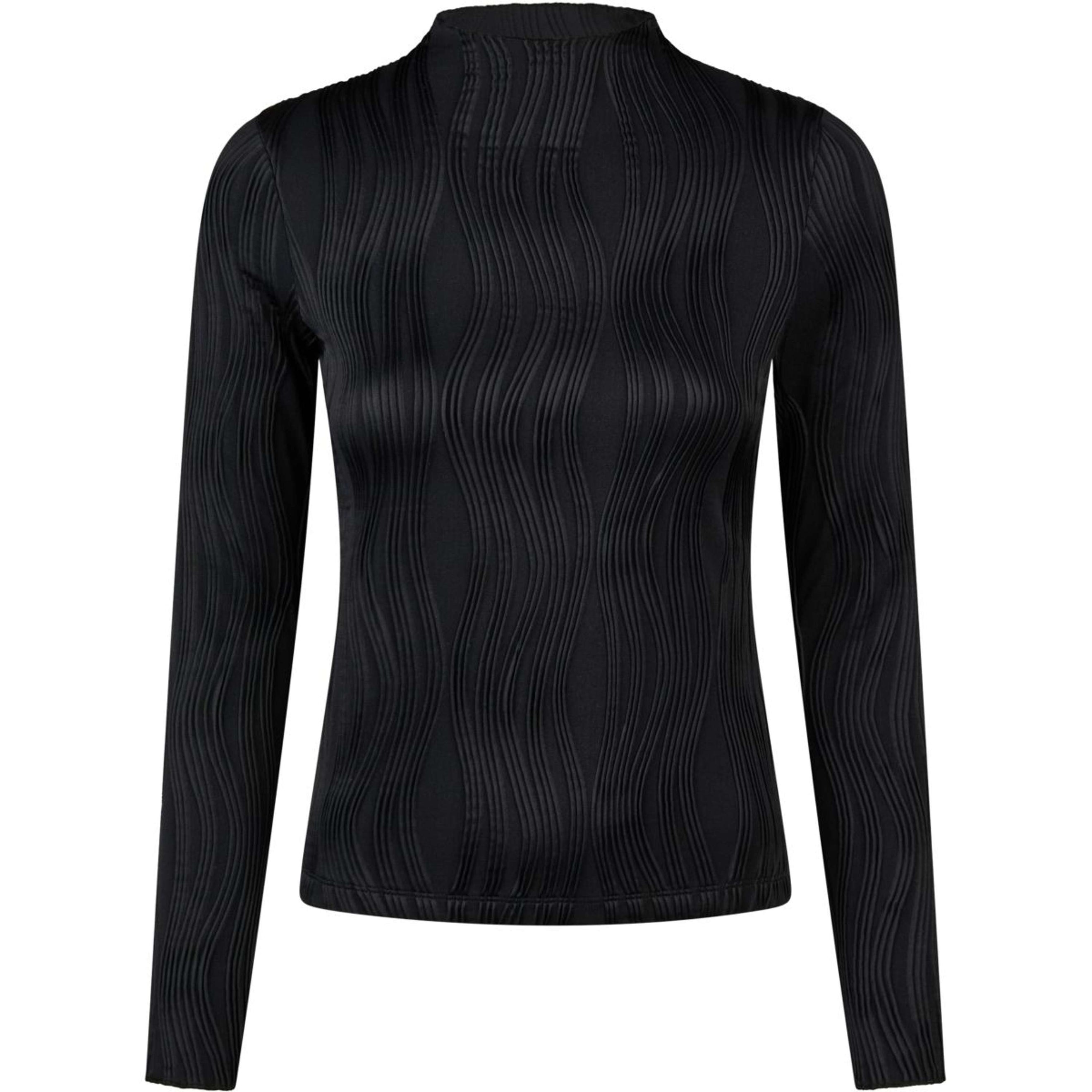Pikeur Shirt Waveline Selection AW26 Lange Ärmel Schwarz