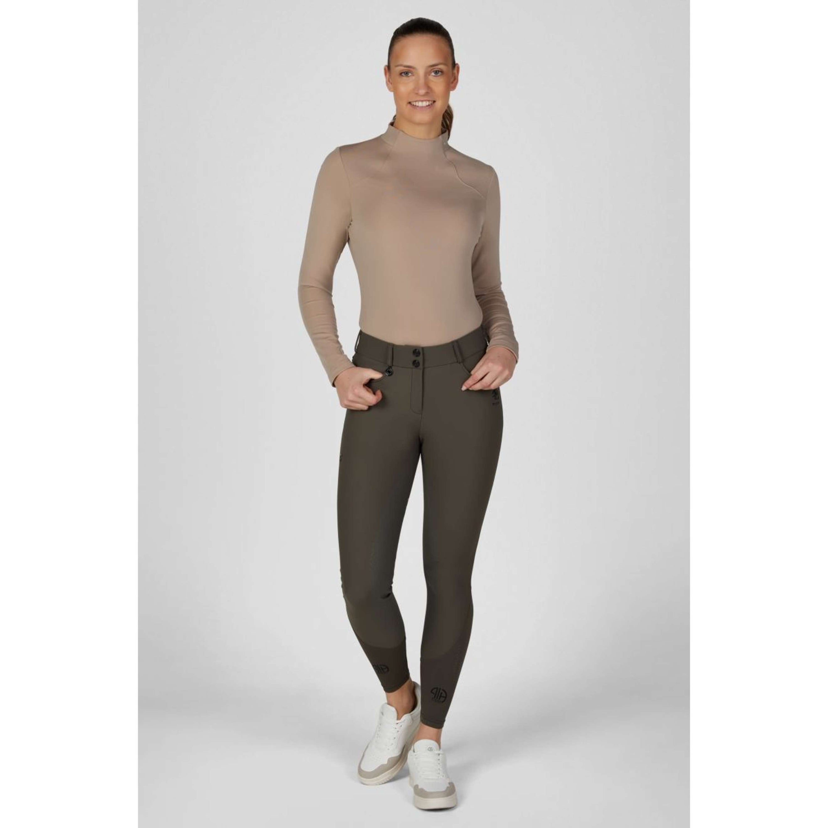 Pikeur Shirt Rollneck Athleisure AW26 Mocha Cream