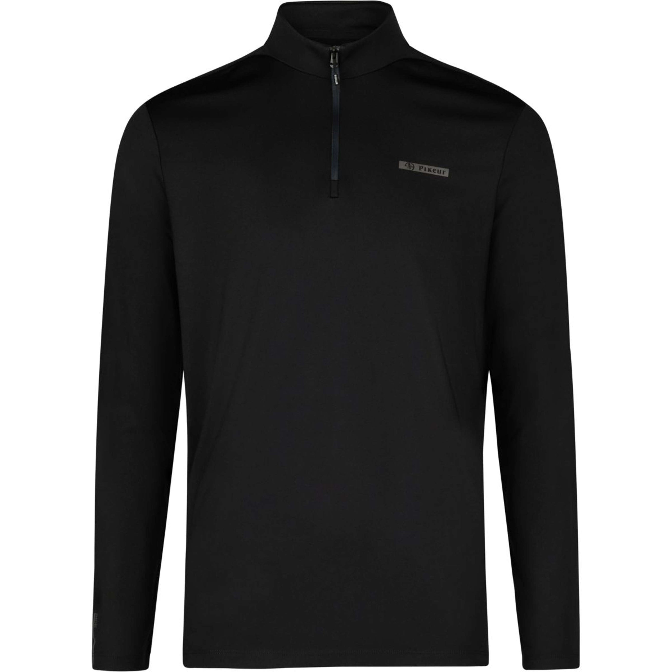 Pikeur Shirt Zip Athleisure AW26 Herren Schwarz