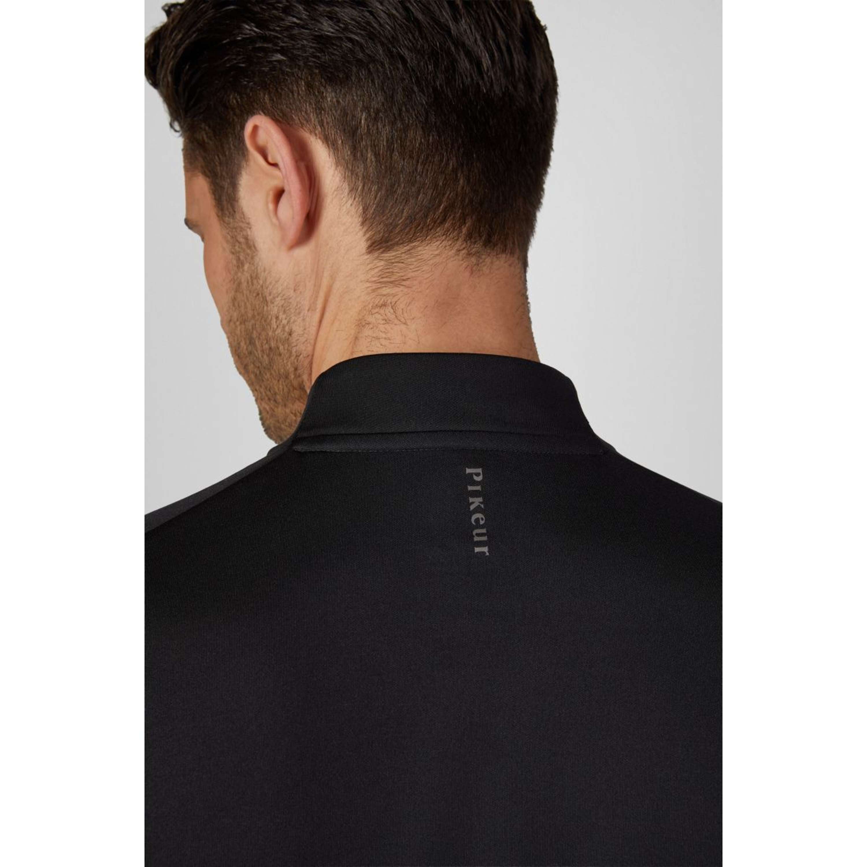 Pikeur Shirt Zip Athleisure AW26 Herren Schwarz