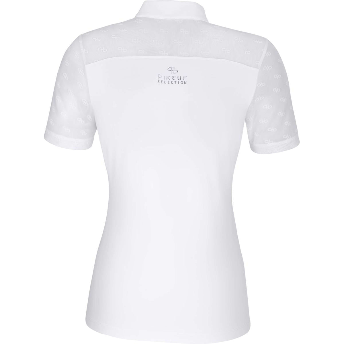 Pikeur Shirt Selection Mesh mit Reißverschluss Weiß
