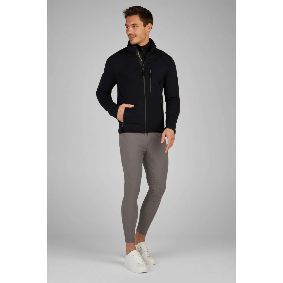 Pikeur Jack Sports Polartec Herren Schwarz