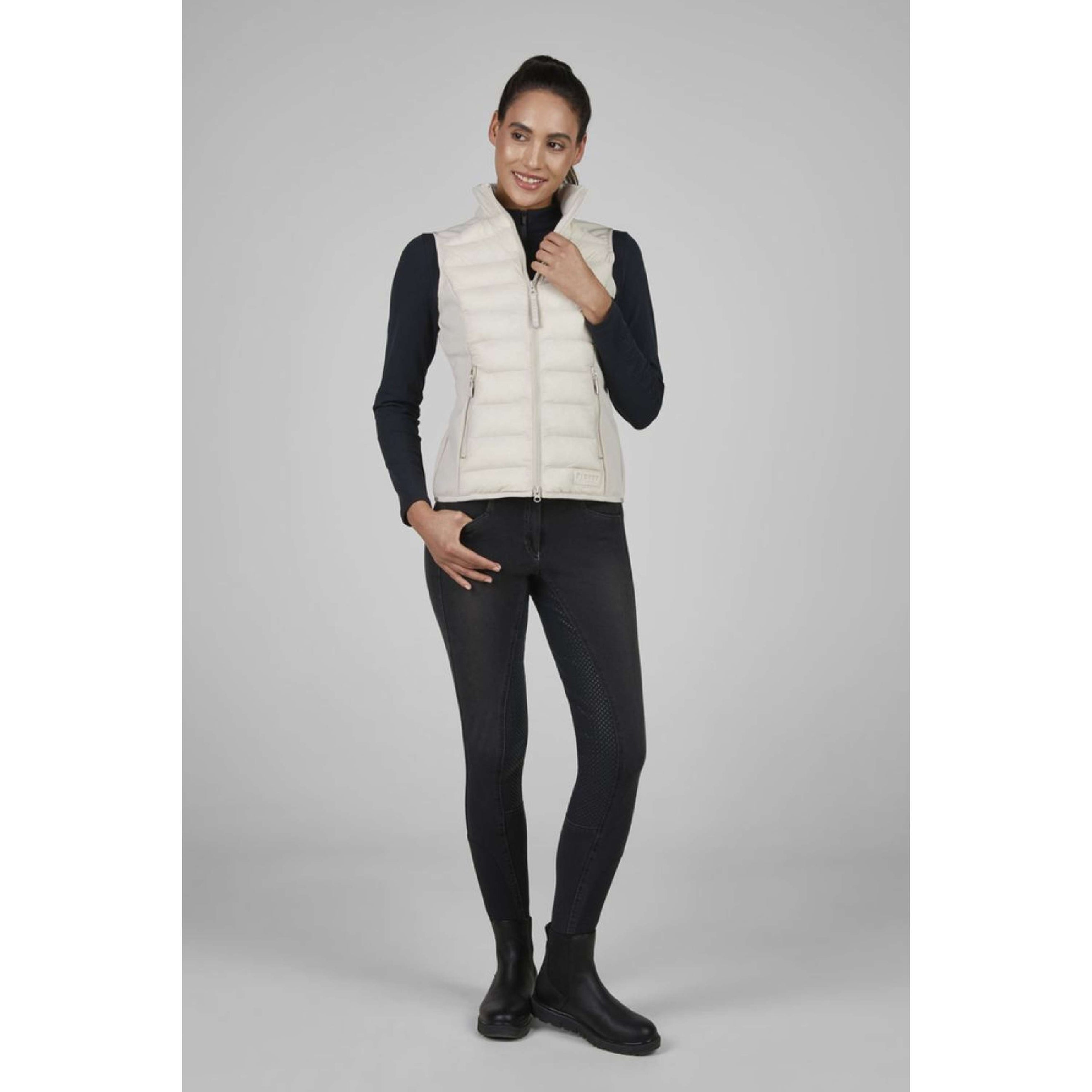 Pikeur Weste Hybrid AW25 Pale Grey Pikeur Weste Hybrid AW25 Pale Grey