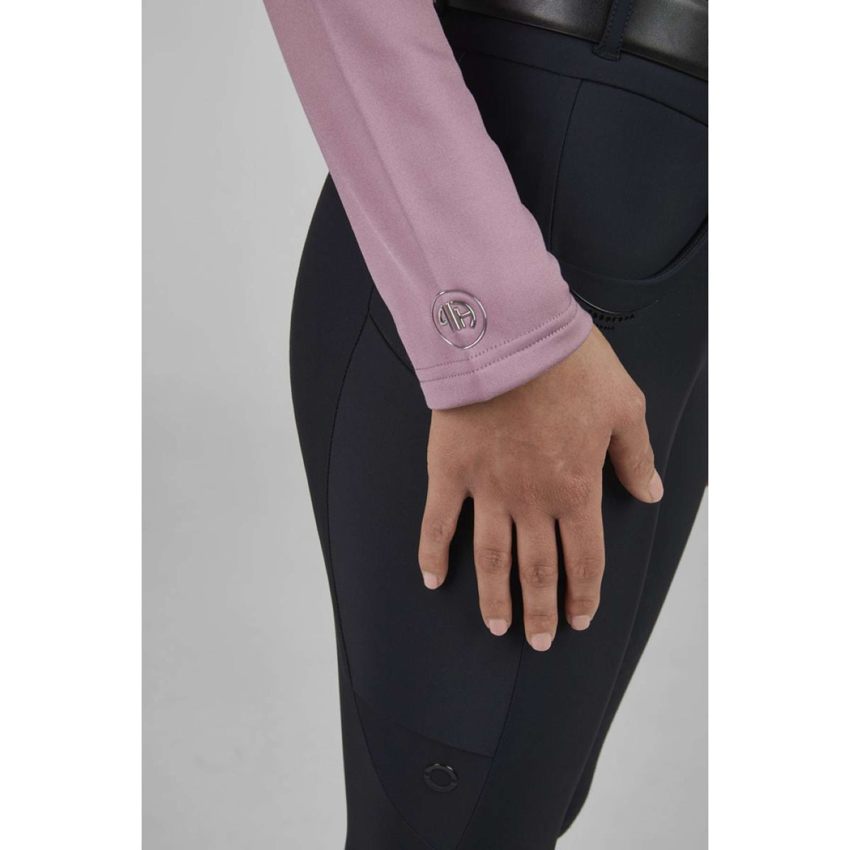 Pikeur Shirt Roll Neck Athleisure AW25 Berry Blush