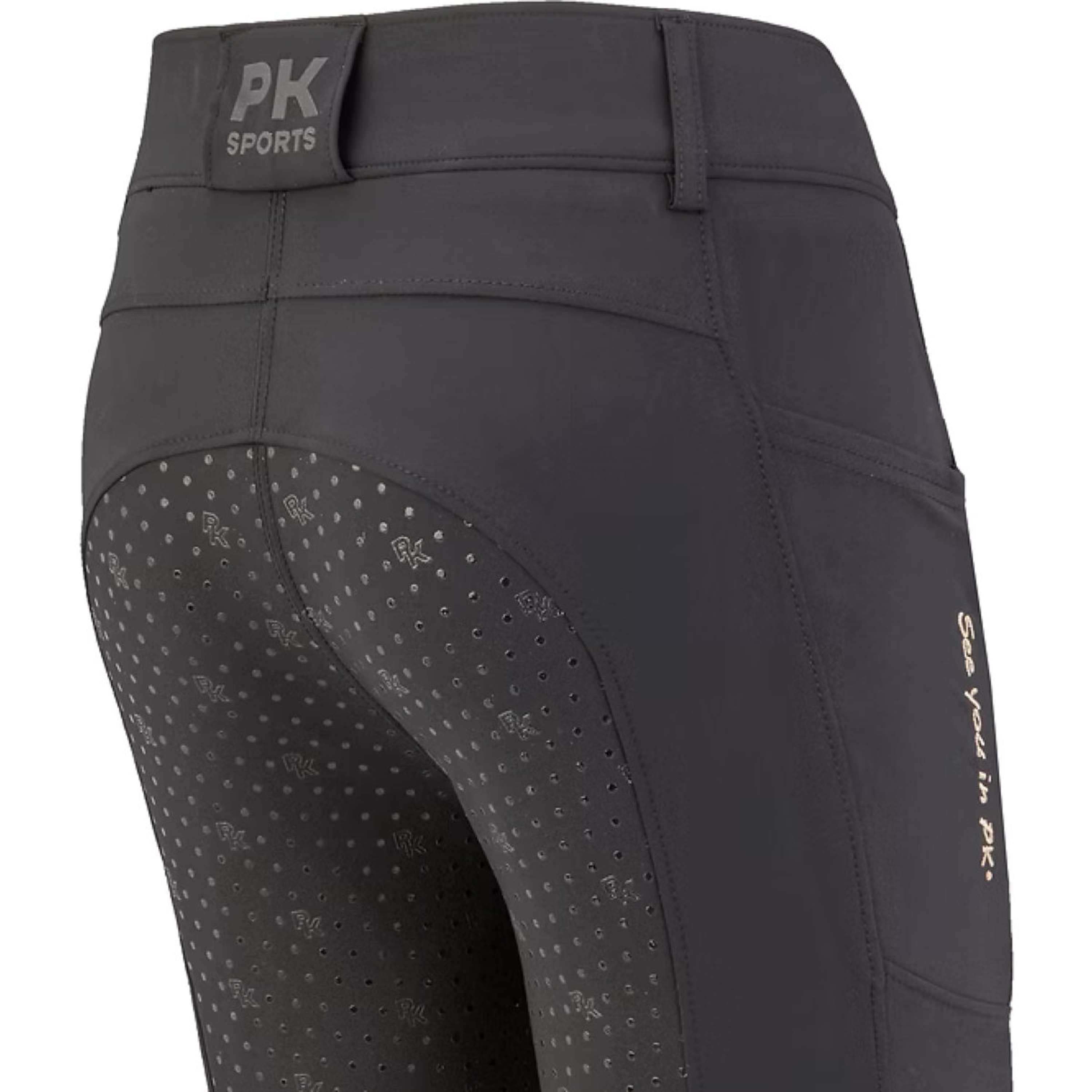 PK Reithose Ruby Full Grip Onyx