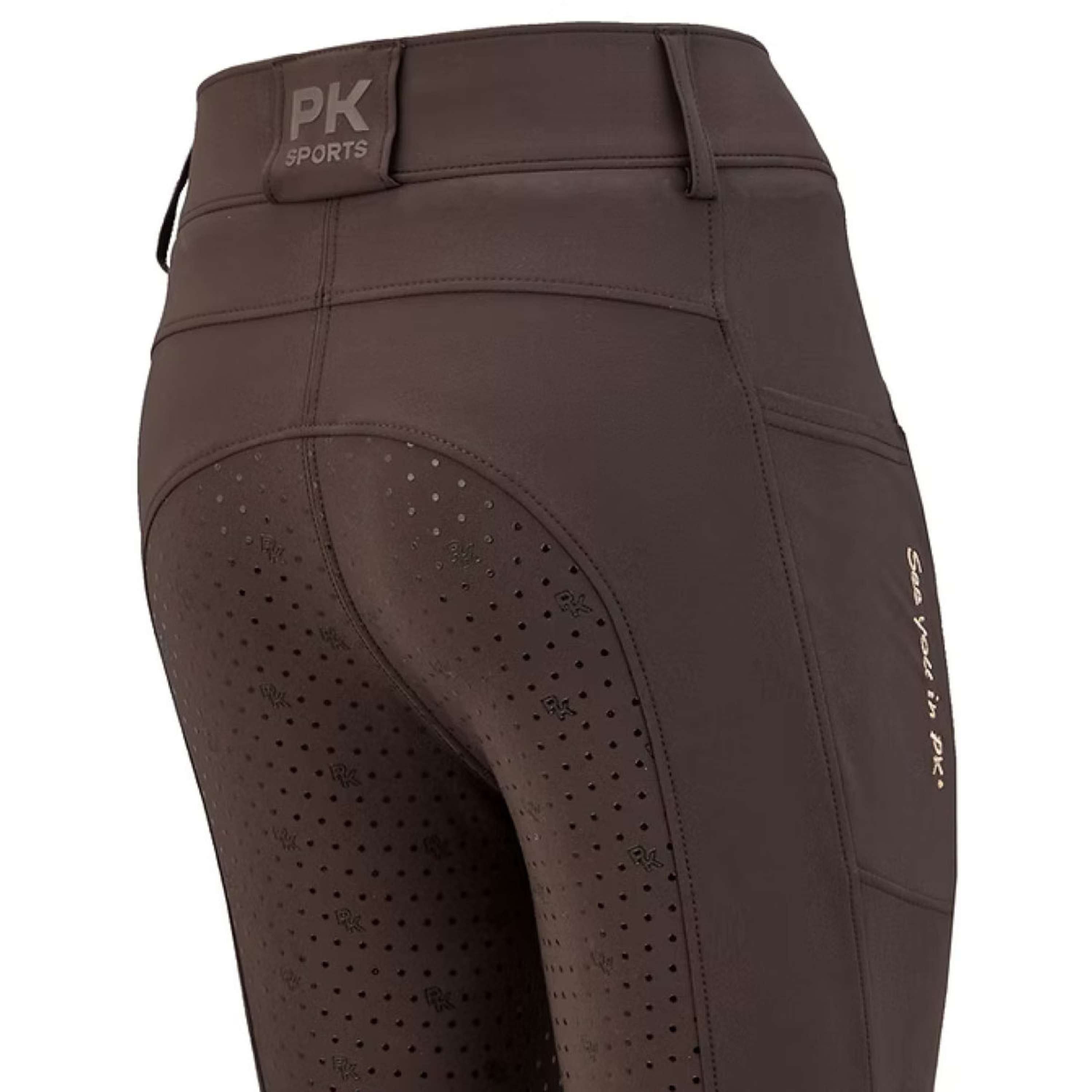 PK Reithose Ruby Full Grip Kaffee