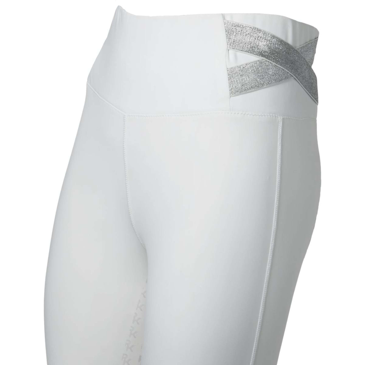 PK Reitleggings Jupiter Full Grip Weiß