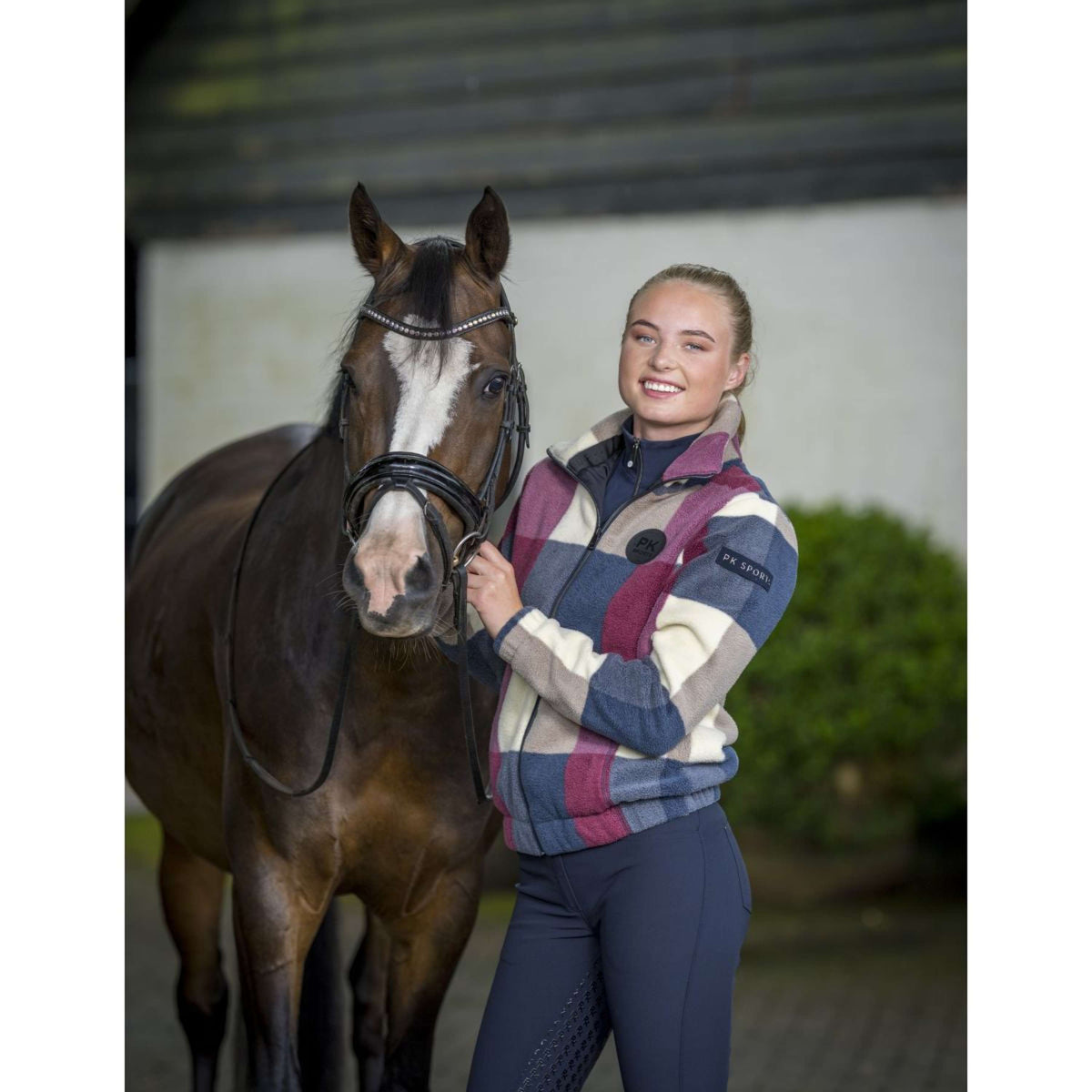 PK Fleece Weste Roman Ebenholz