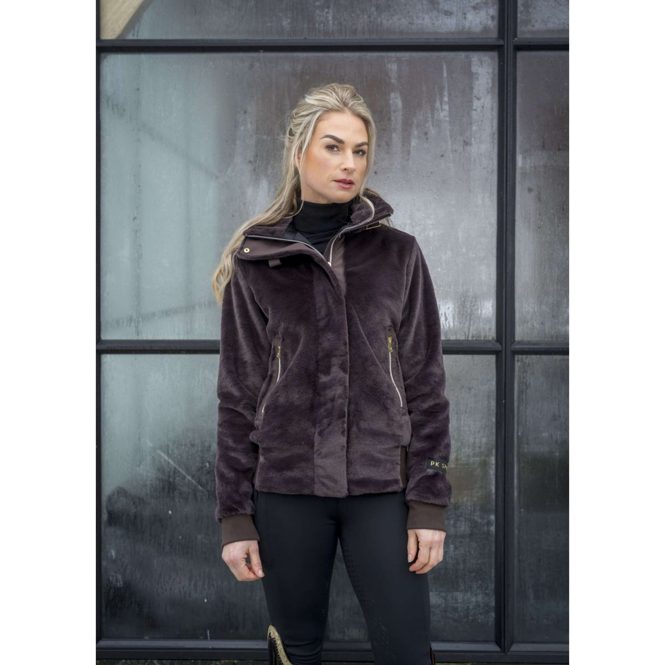 PK Jacke Tiamo Fluffy Kaffee