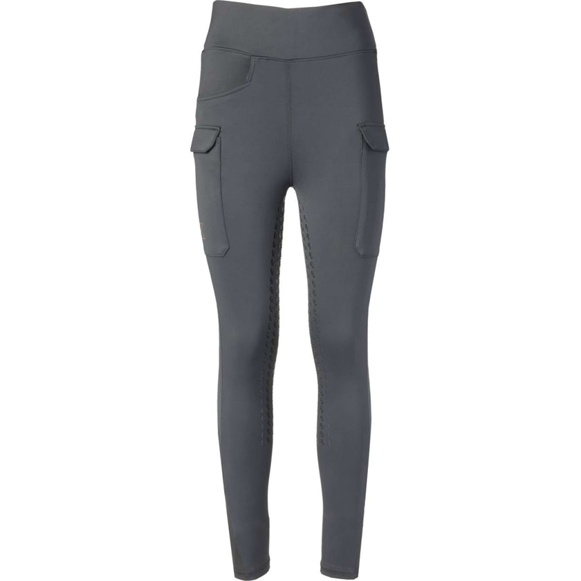 PK Reitleggings Tiesto Full Grip Kohle