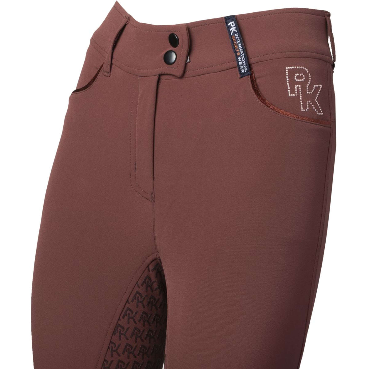 PK Reithose New Pleasure Full Grip Schokolade