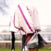 Velder Horsewear Fliegendecke Mesh mit Halsteil Earth Grey