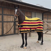 Velder Horsewear Deluxe Fleece Cooler Rug Schwarz/Gelb