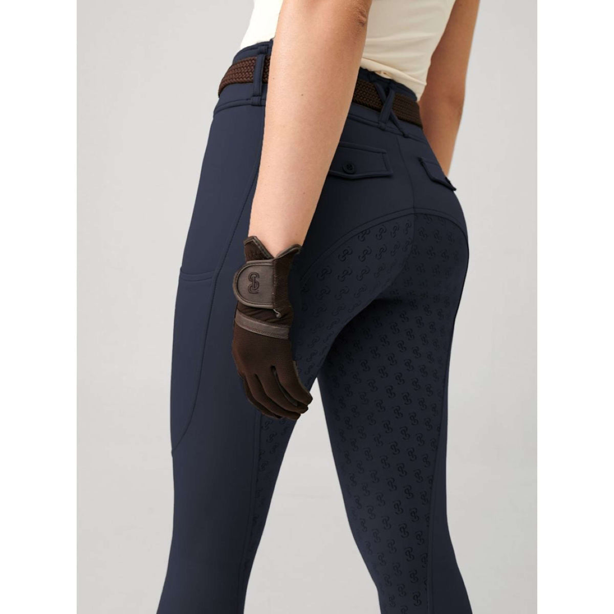 PS of Sweden Reitleggings Katja Full Grip Navy