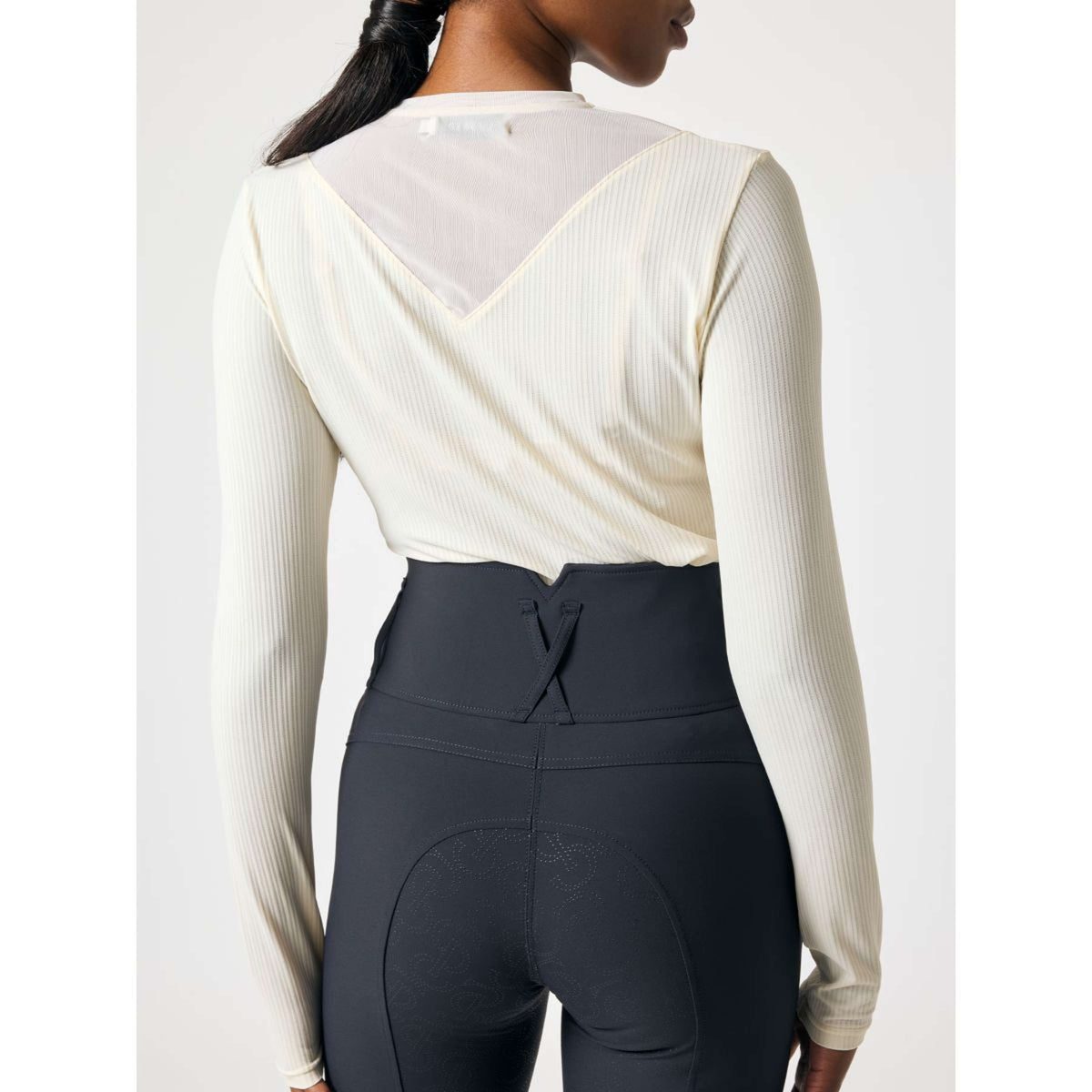 PS of Sweden Longsleeve Leandra Mesh Vanilla Beige