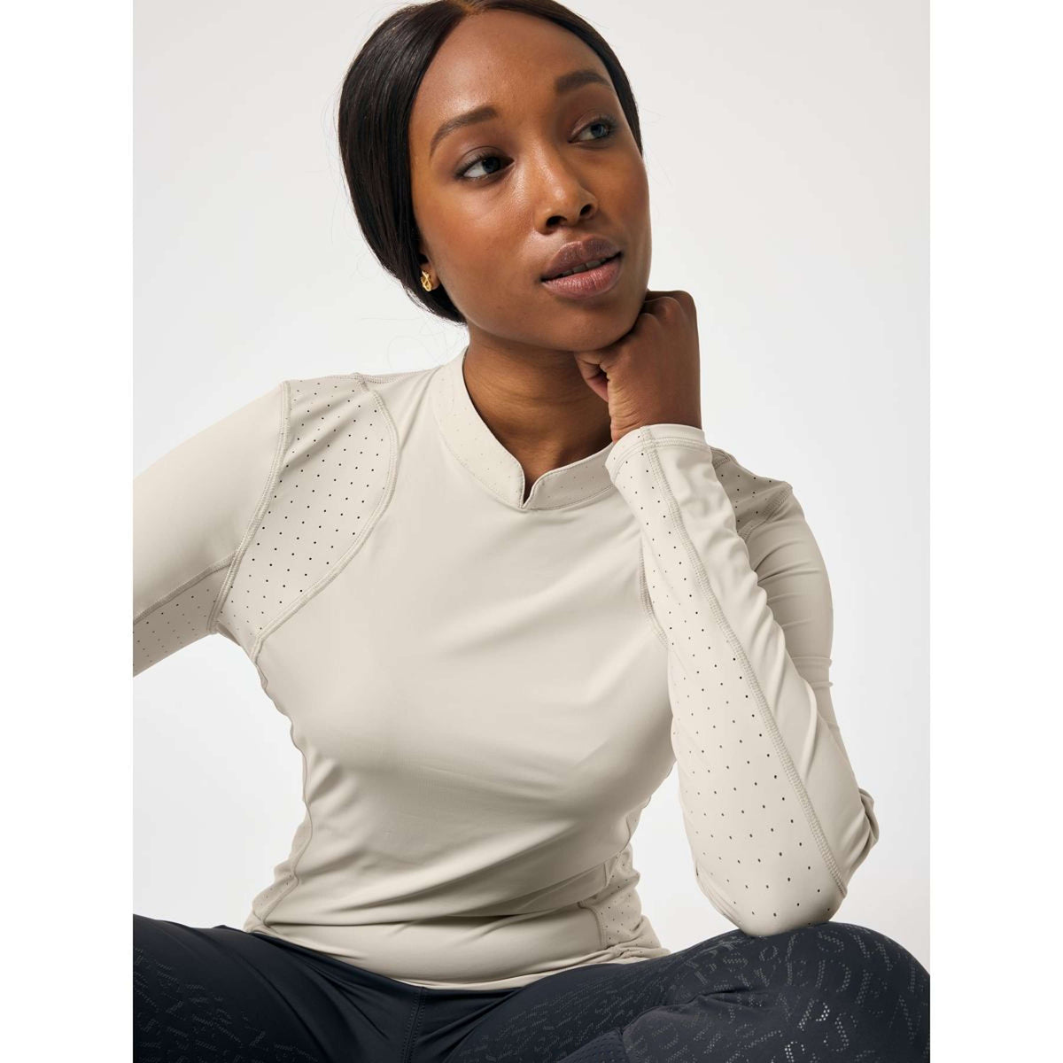 PS of Sweden Longsleeve Claire Airflow Foggy Rock