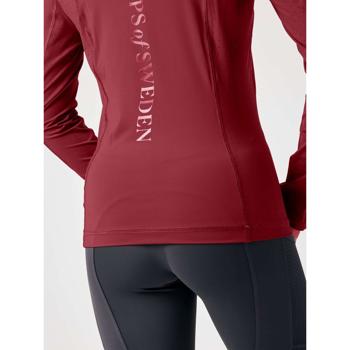 PS of Sweden Longsleeve Claire Airflow Midnight Fuchsia