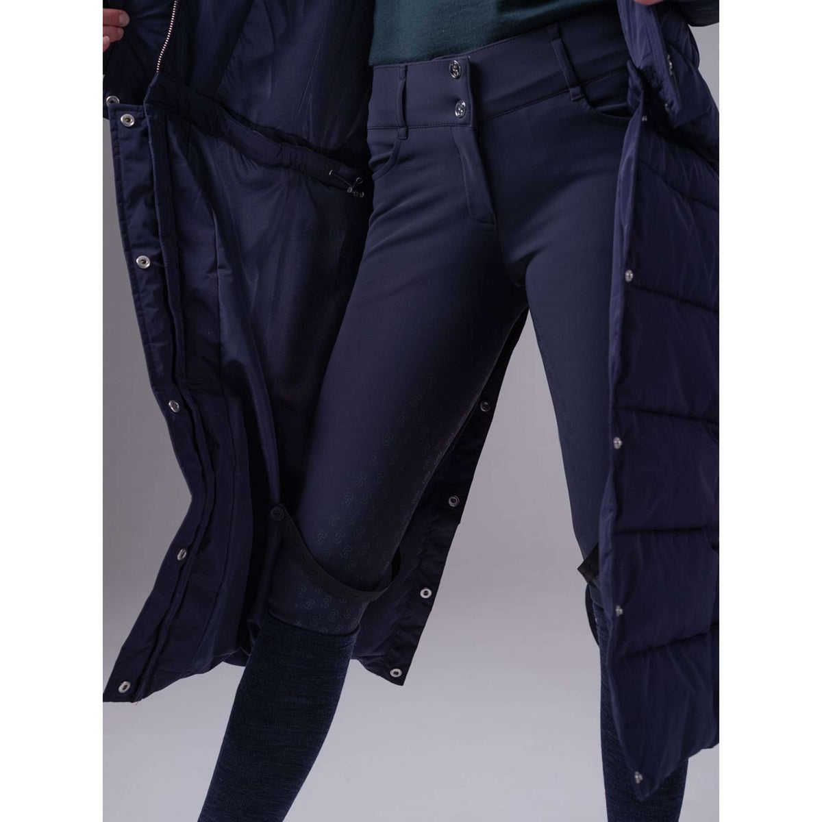 PS of Sweden Pufferjacke Diane Abzippbar Navy