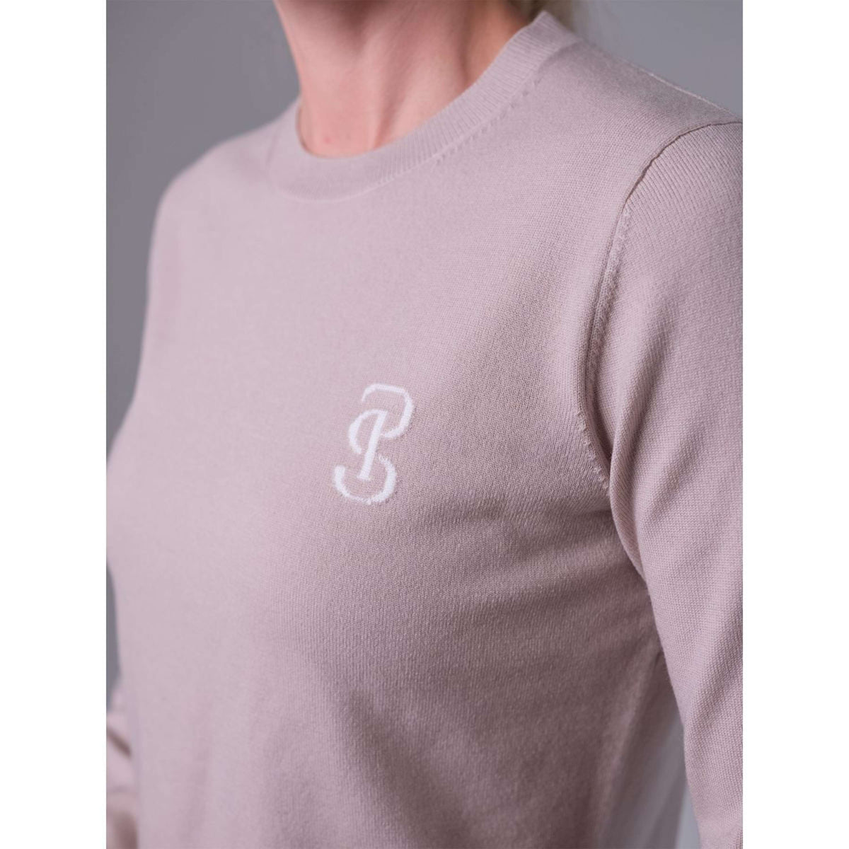 PS of Sweden Pullover PS Logo Silk Taupe