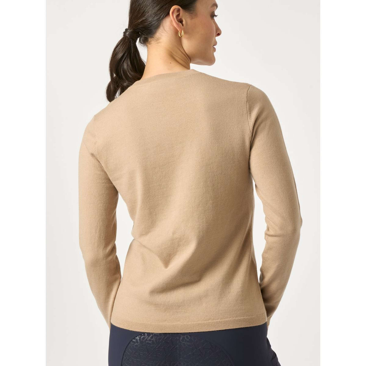 PS of Sweden Pullover PS Logo Desert Beige
