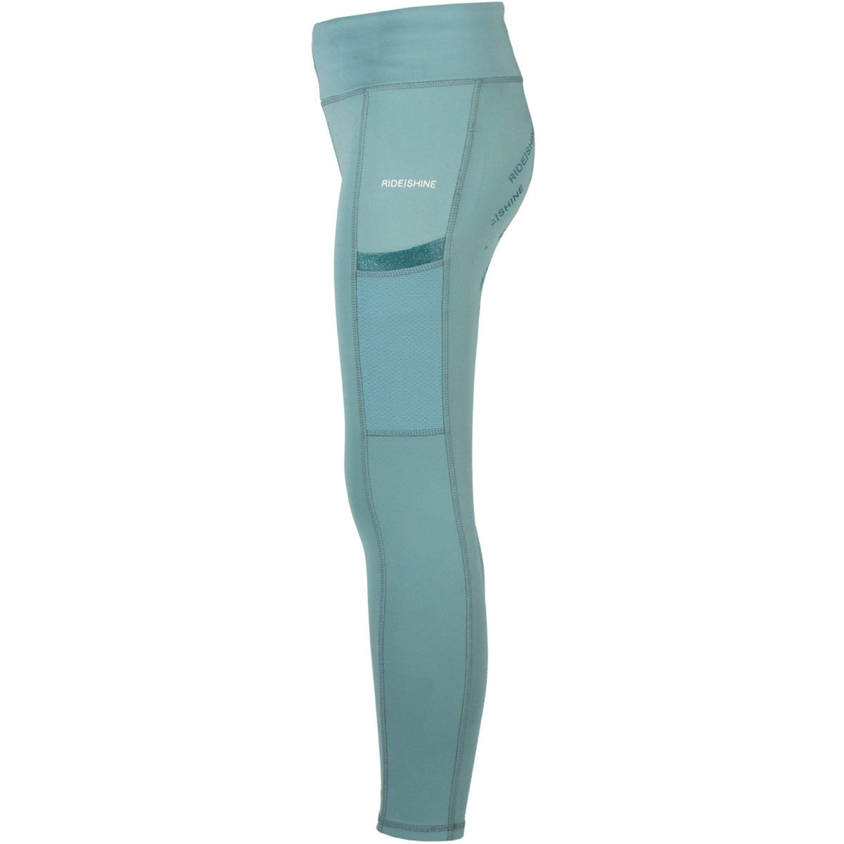 Red Horse Reitleggings Mitsu Full Grip Eucalyptus Green