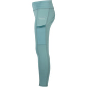 Red Horse Reitleggings Mitsu Full Grip Eucalyptus Green